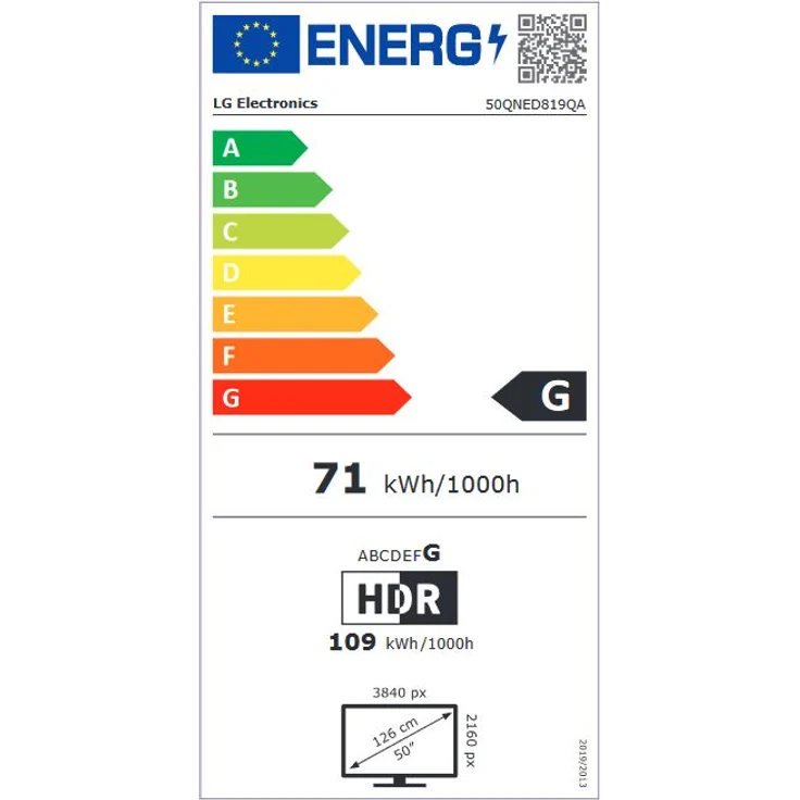 LG 55QNED819QA 139 cm (55 Zoll) QNED Smart TV (Ultra HD, HDR, Edge LED) HD-Triple-Tuner (Sat, Antenne, Kabel) Modelljahr 2022 Energieklasse G (DE-Modell) - Preisvergleich – Bild 11