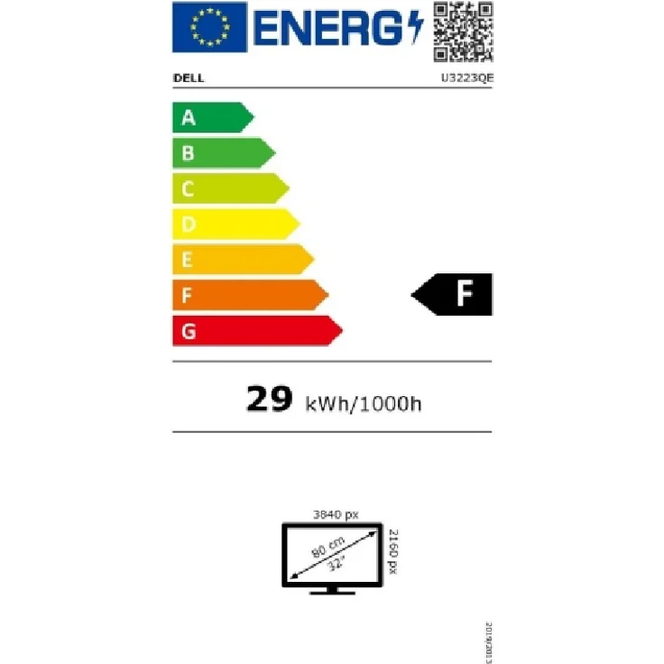 Dell UltraSharp U3223QE  -  31,5 Zoll, 4K UHD (3840 x 2160), IPS-Panel, 8ms, 400 cd/m², (DELL-U3223QE) – Bild 9