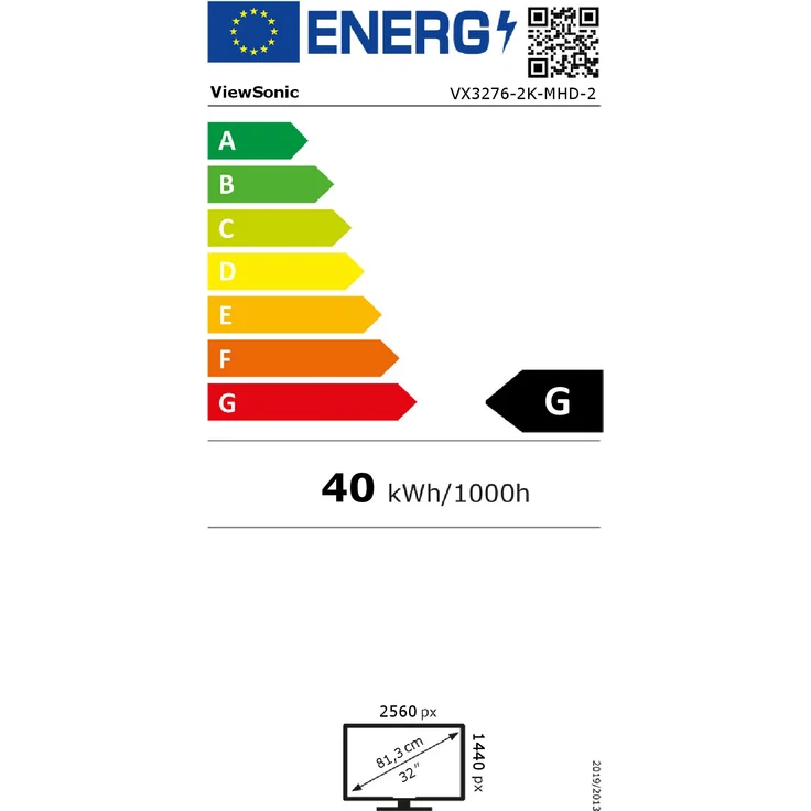 Viewsonic VX3276-2K-mhd-2 - 32 Zoll, Quad HD (2560 x 1440), IPS-Panel, 75Hz, 4ms, 250cd/m² (VX3276-2K-MHD-2) – Bild 8