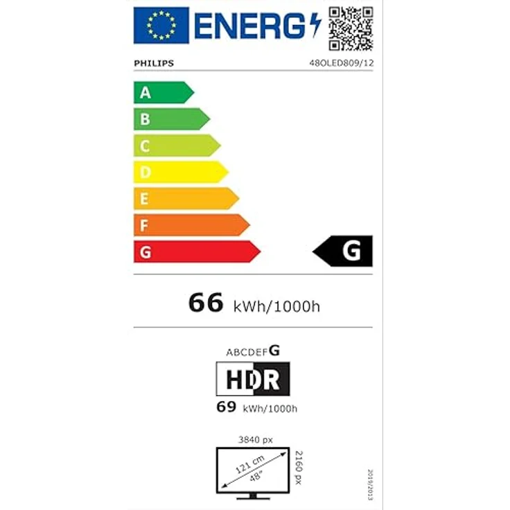 Philips Ambilight 48OLED809 4K OLED Smart TV - 48-Zoll Display, P5 AI Perfect Picture, Ultra HD Google TV, Dolby Vision und Dolby Atmos Sound - Schwarz – Bild 6