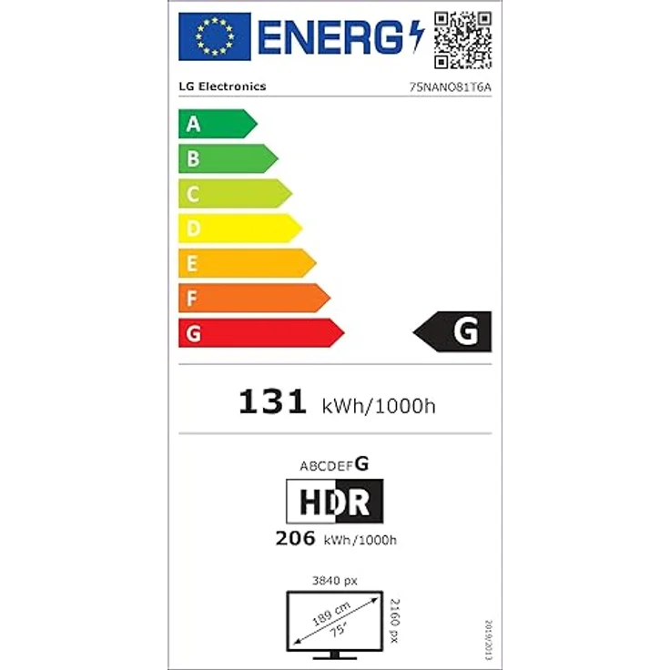 LG 75NANO81T6A TV 75" (190 cm) NanoCell Fernseher mit α5 Gen7 4K AI-Prozessor und HDR10 [Modelljahr 2024] – Bild 6