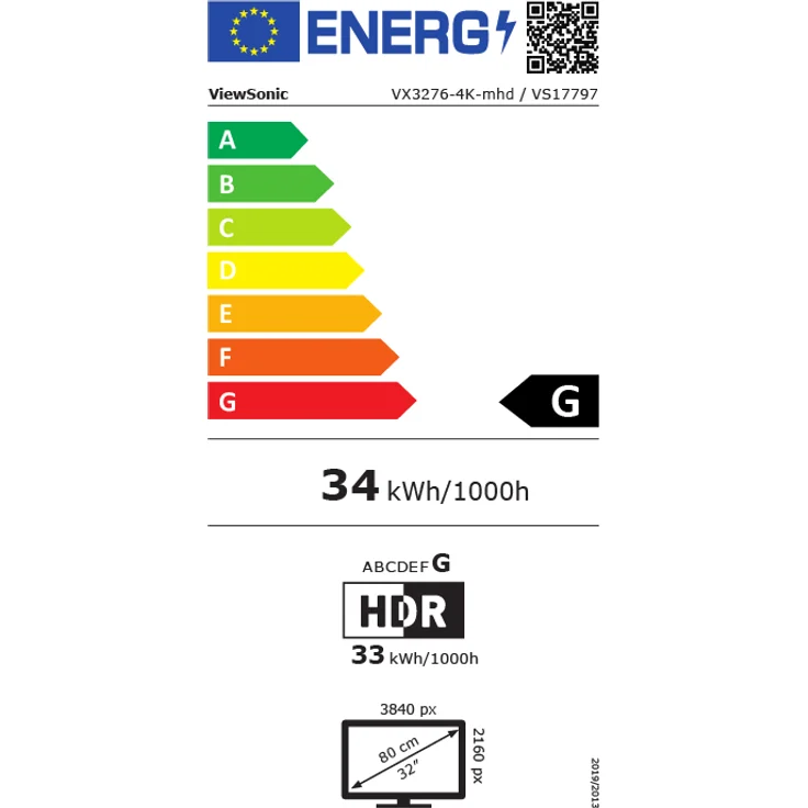 ViewSonic VX3276-4K-mhd - 32 Zoll, 4K UHD (3840 x 2160), VA-Panel, 60Hz, 8ms, 300cd/m² – Bild 6