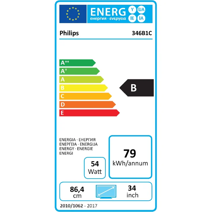 Philips B-line 346B1C - 34 Zoll, UWQHD (3440 x 1440), 60Hz – Bild 7