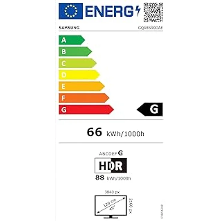 Samsung OLED 4K S90D Fernseher 48 Zoll, TV mit Neural Quantum 4K AI Gen2 Prozessor, OLED HDR+, 4K AI Upscaling, Smart TV, KI TV, GQ48S90DAEXZG, Deutsches Modell [2024] in Schwarz – Bild 6