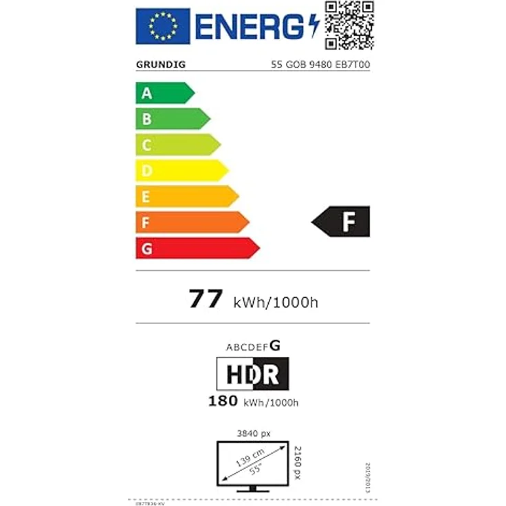 Grundig 55 GOB 9480 Fernseher 55 Zoll (139 cm) Google TV, OLED TV, 4K UHD, Dolby Vision IQ, Dolby Atmos, 60 W Sound, Hey Google Sprachsteuerung, Smart TV, Bluetooth, Silber – Bild 6