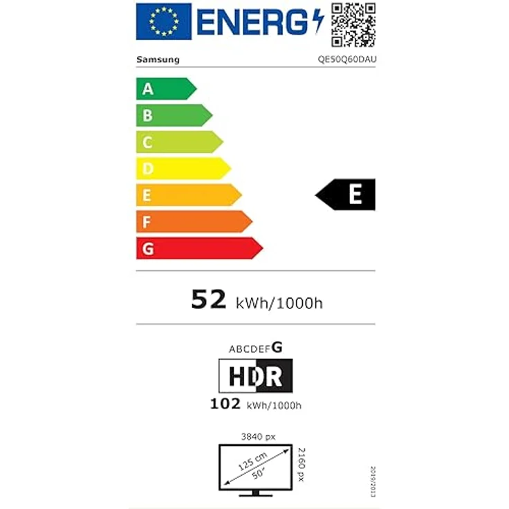 Samsung QLED 4K Q60D 50 Zoll Fernseher TV mit Quantum Prozessor Lite 4K, 100% Farbvolumen, 4K Upscaling, Tizen OS, Smart TV, 50Q60D, [2024] – Bild 6