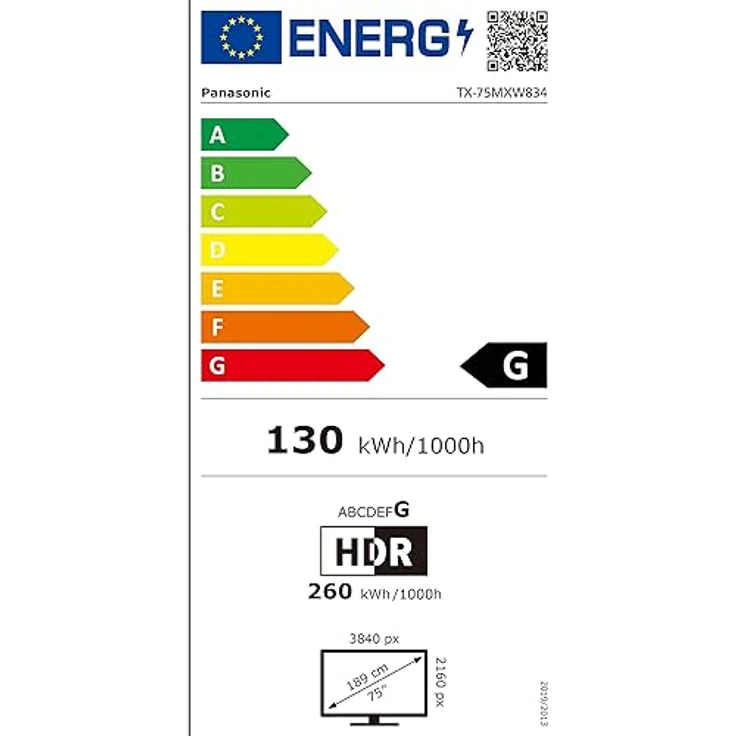 Panasonic TX-75MXW834, 75 Zoll 4K Ultra HD LED Smart 2023 TV, High Dynamic Range (HDR), Dolby Atmos & Dolby Vision, Fire TV, Prime Video, Alexa, Netflix, Schwarz – Bild 6