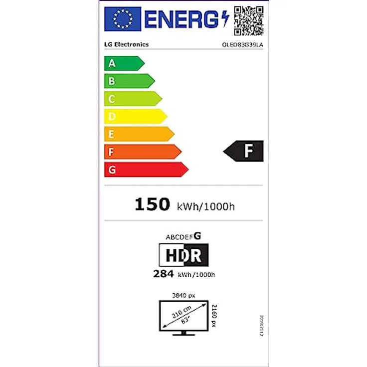 LG OLED83G39LA TV 210 cm (83 Zoll) OLED evo Fernseher (Gallery Design, Brightness Booster Max, 120 Hz) [Modelljahr 2023] – Bild 6