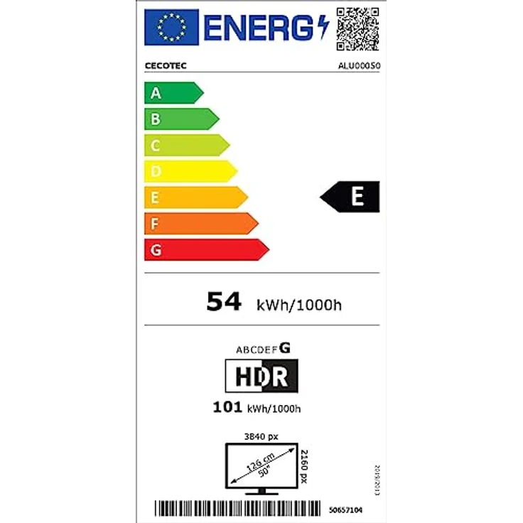 Cecotec TV LED 50" Smart TV zur Serie Alu00050. 4K UHD, Android 11, MEMC, Integrated Chromecast, Dolby Vision und Dolby Atmos, HDR10, Modell 2023 – Bild 6