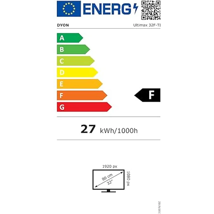 DYON ULTIMAX 32F-TI - 32 Zoll (80 cm) Fernseher (1080p, Full-HD Smart TV, Tizen OS, Samsung Smart & Gaming Hub, Prime Video, Netflix, Disney+) in Schwarz – Bild 6