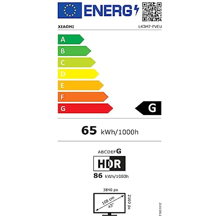 Xiaomi F2 Smart Fire TV 43 Zoll, 108 cm Fernseher (4K UHD, HDR10, Rahmenloses Metallgehäuse, Prime Video, Netflix, Alexa Sprachsteuerung, HDMI 2.1, Bluetooth, USB, Triple Tuner) Modelljahr:2022 – Bild 6