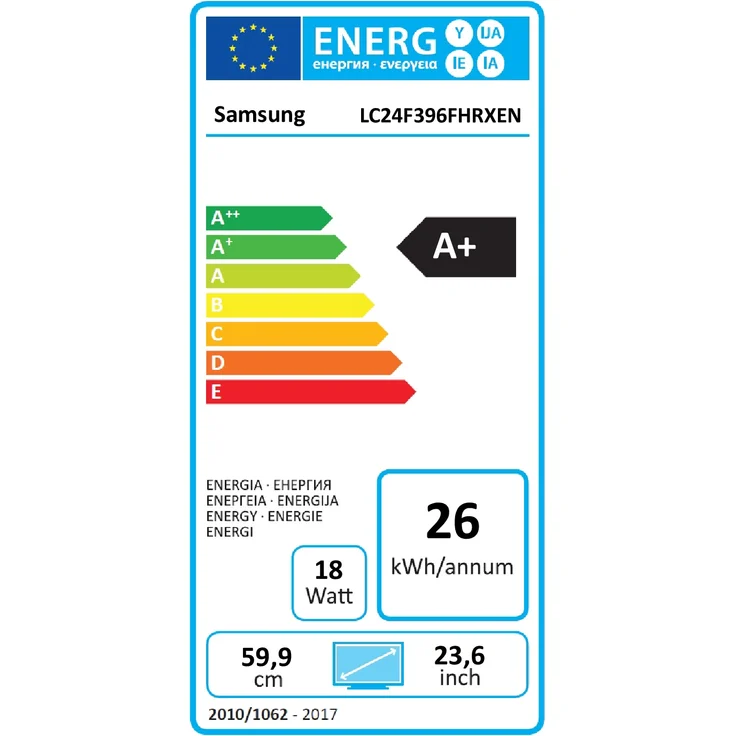 Samsung C24F396FHR - 23,6 Zoll, Full HD (1920 x 1080), VA-Panel, 60Hz, 4ms, 250cd/m² (LC24F396FHRXEN) – Bild 17