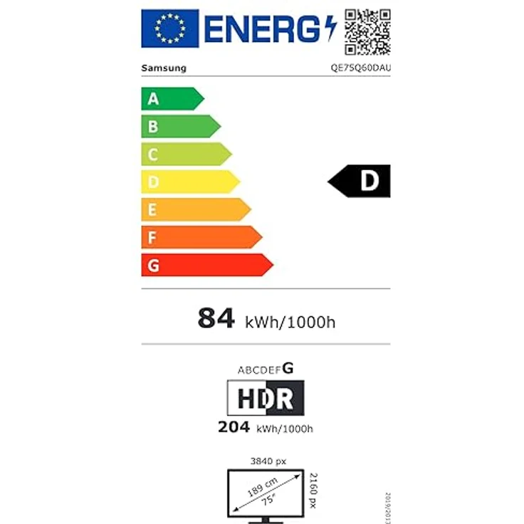 Samsung QE75Q60D 75 Zoll QLED Smart TV, Quantum HDR mit HDR1000, Q-Symphony, schwarz – Bild 6
