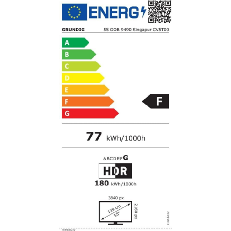 Grundig 55 GOB 9490 Singapur – Bild 2