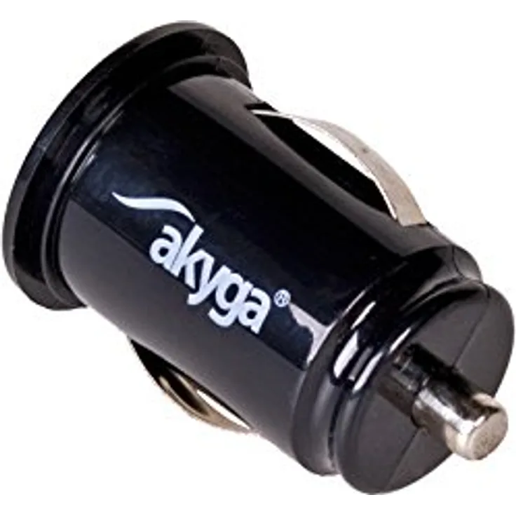 Akyga AK-CH-02 Auto Ladegerat mit 2X USB anschluss 5V-2.1A schwarz