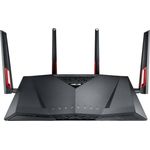 Asus RT-AC88U Gaming Router - Ai Mesh WLAN System, WiFi 5 AC3100, Gaming Engine, 1.4 GHz DC CPU, Alexa & IFTTT & App Steuerung, AiProtection, USB 3.0, Router bis zu 200 m² (90IG01Z0-BM3000)