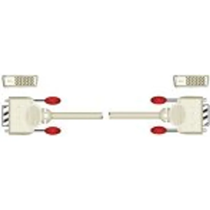 LINDY DVI Monitor Anschlußkabel Digital Dual Link, Stecker-Stecker, 3 m
