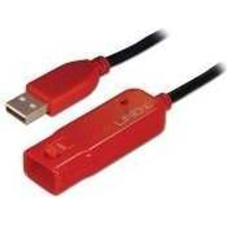 Lindy USB2.0 Active Extension Cable Pro - USB-Verlängerungskabel - USB Typ A, 4-polig (M) - USB Typ A, 4-polig (W) - 12,0m (USB / USB2.0) - aktives Kabel (Signalregenerierung) (42782)