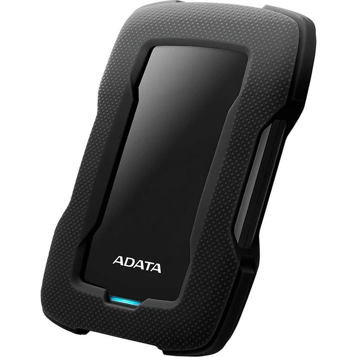 ADATA HD330 - Festplatte - 2 TB - extern (tragbar) - USB 3.1 - 256-Bit-AES - Schwarz (AHD330-2TU31-CBK) – Bild 1
