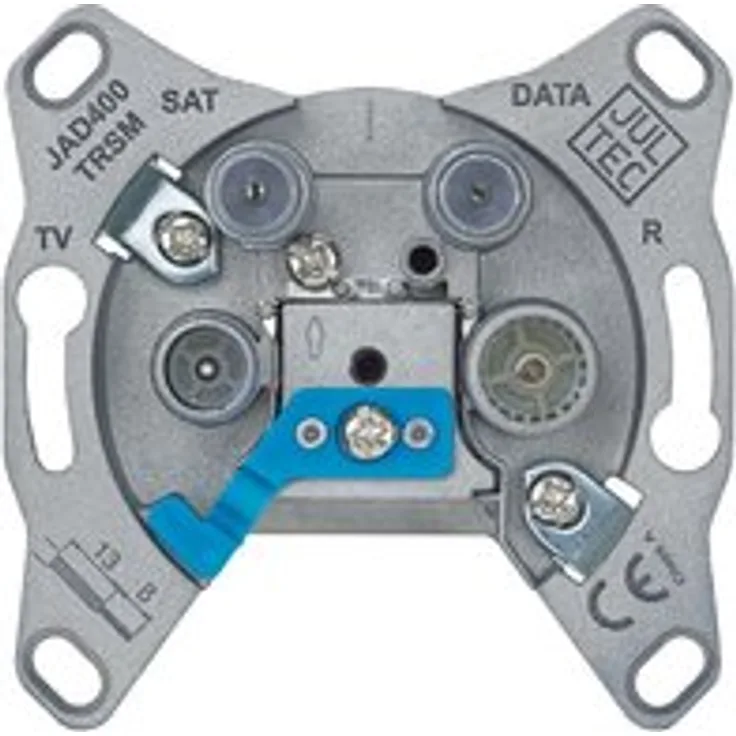 Jultec JAD400TRSM 4-Loch Antennendose Stichdose mit Modemanschluss