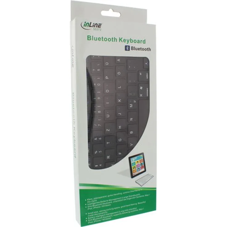 InLine Bluetooth Tastatur (55372) Deutsch – Bild 4