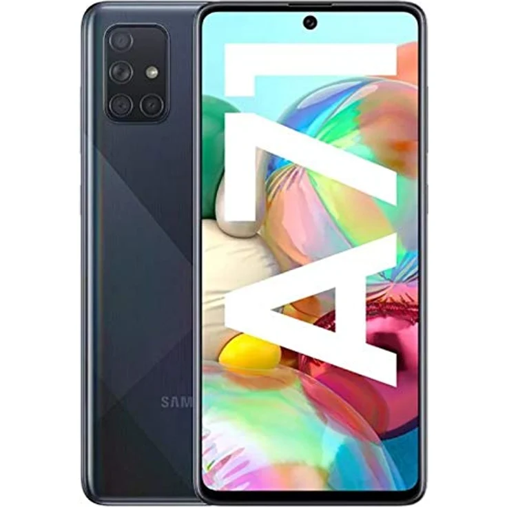 Samsung Galaxy A71 Smartphone 17cm (6,7 Zoll) SAMOLED-Display, 128GB interner Speicher, Nano-SIM, Android, Prism Crush Black – Bild 5