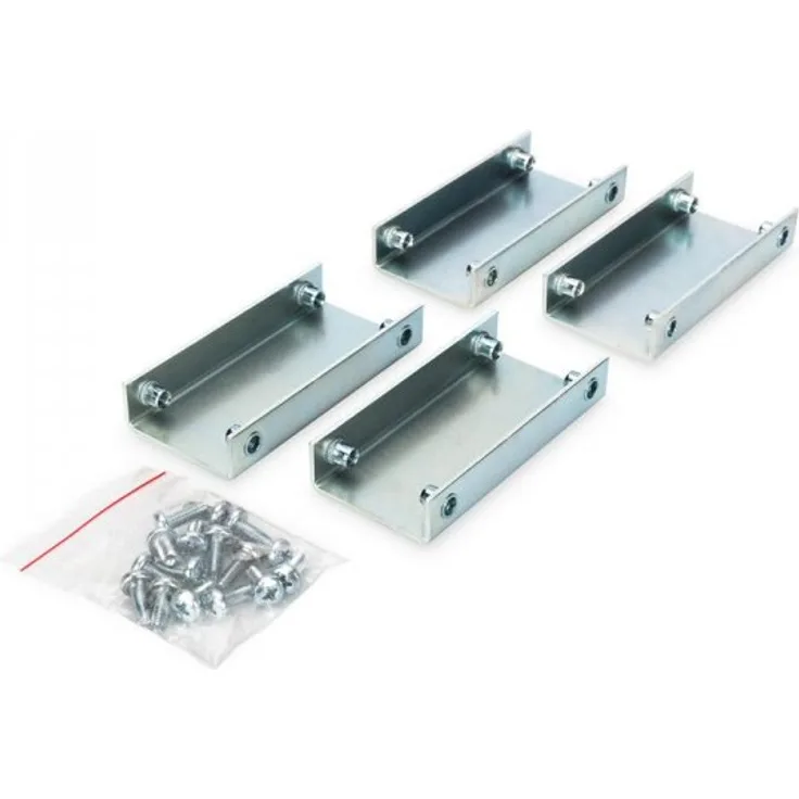 DIGITUS Anreihverbinder Set für Netzwerk- & Serverschränke - 4 Stück - Montage-Material - Für Unique & Dynamic Basic Standschränke