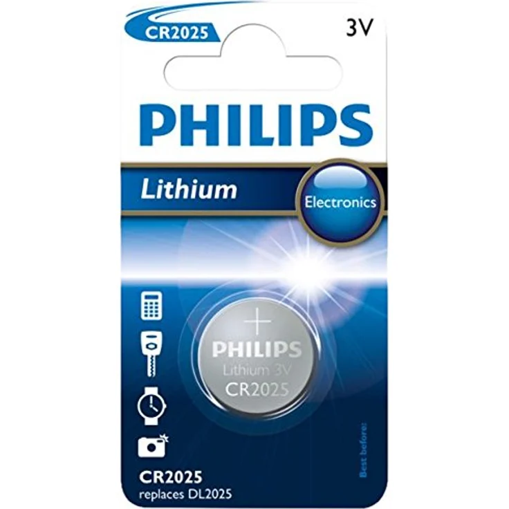 Philips CR2025-01b Lithium Minizelle 1er Pack