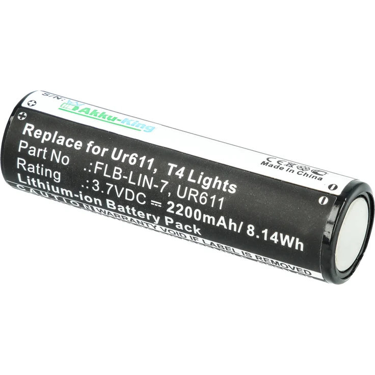 Akku kompatibel mit Inova T4, UR611 - ersetzt FLB-LIN-7, UR611 - Li-Ion 2200mAh
