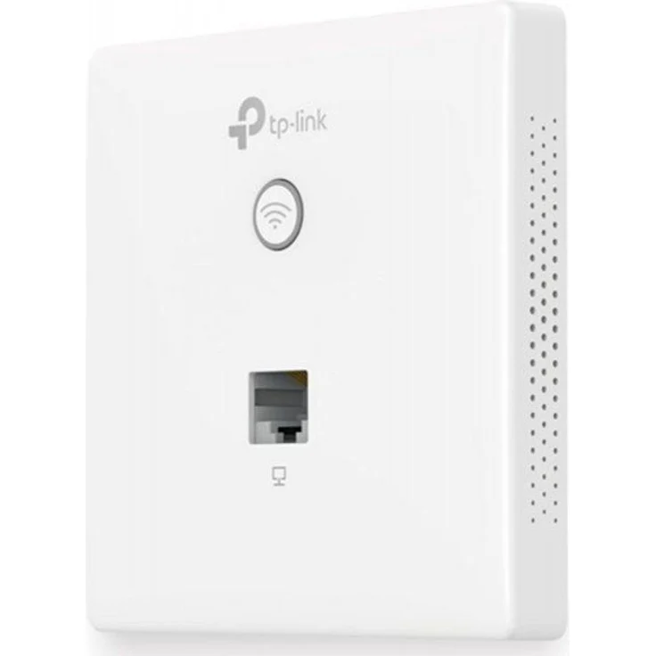 TP-Link EAP115-Wall N300 WLAN Accesspoint (WLAN-Geschwindigkeit 300Mbit-s,passt in jede Standard-Unterputzdose,unterstützt PoE 802.3af,weite Reichweite) – Bild 1