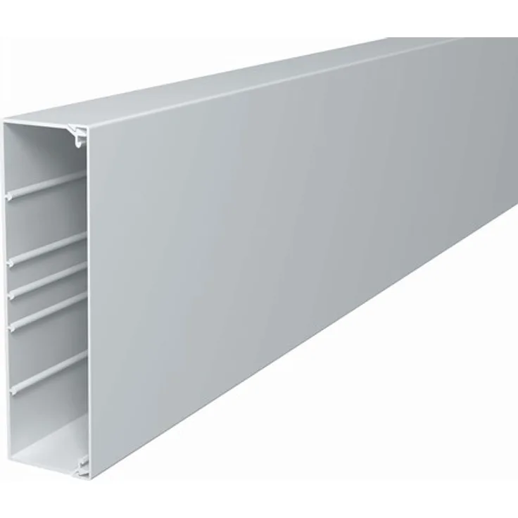 OBO Bettermann Vertr Wand+Deckenkanal m.Obert. 60x210mm,PVC WDK60210RW