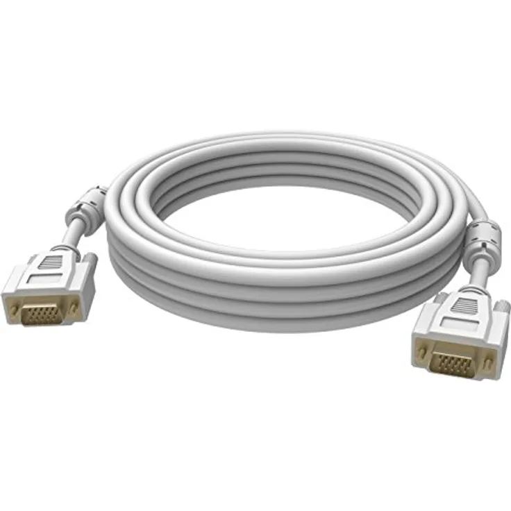 Vision Techconnect - VGA-Kabel - HD-15 (VGA) (M) bis HD-15 (VGA) (M) - 20 m - weiß