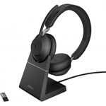 Jabra EVOLVE2 65 USB-A UC Stereo Charging Stand Black