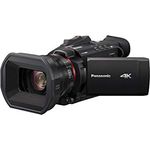 Panasonic HC-X1500E 4K Camcorder (4K Video, Kamera mit Gesichtserkennung, Leica Objektiv, 25mm Weitwinkel, 24x optischer Zoom, Profi-Videokamera)