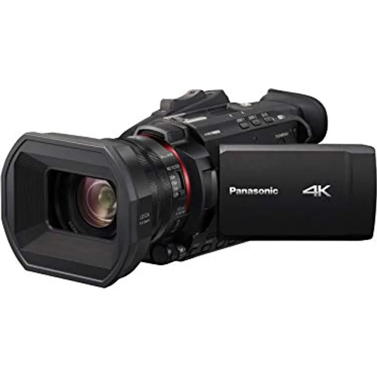 Panasonic HC-X1500E 4K Camcorder (4K Video, Kamera mit Gesichtserkennung, Leica Objektiv, 25mm Weitwinkel, 24x optischer Zoom, Profi-Videokamera)