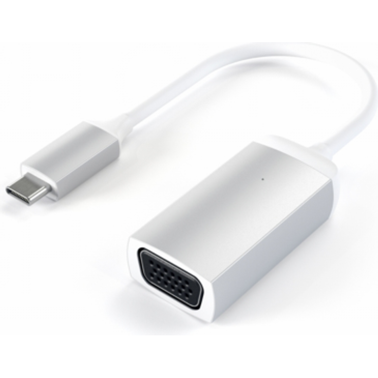 Satechi USB-C auf VGA Adapter Silber