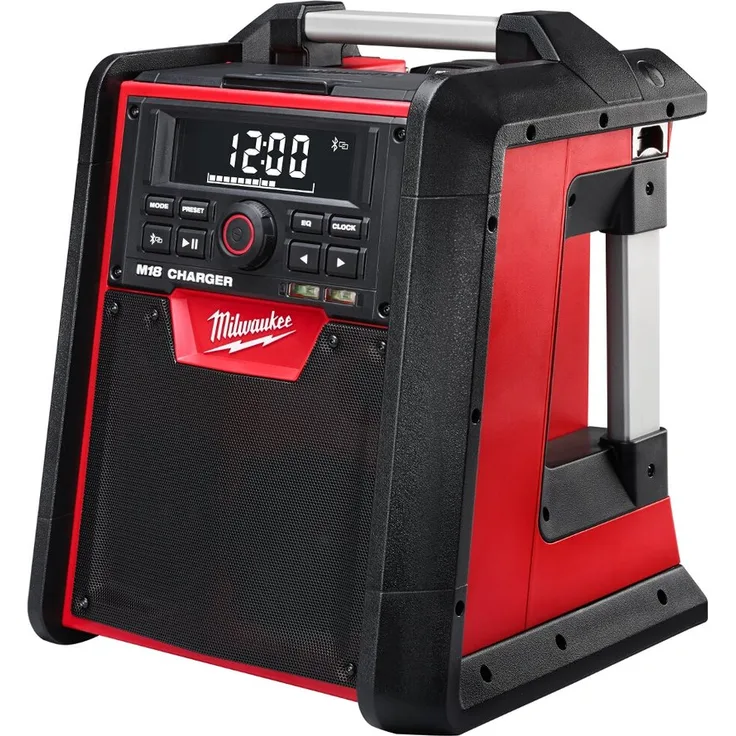 Milwaukee 4933446639 Netz-Akku-Radio M18RC-0, 40 W Verstärker, 18V