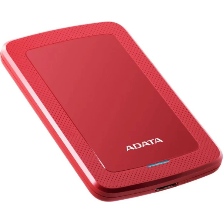 ADATA HV300 - Festplatte - 1 TB - extern (tragbar) - USB 3.1 - 256-Bit-AES - Rot (AHV300-1TU31-CRD) – Bild 2