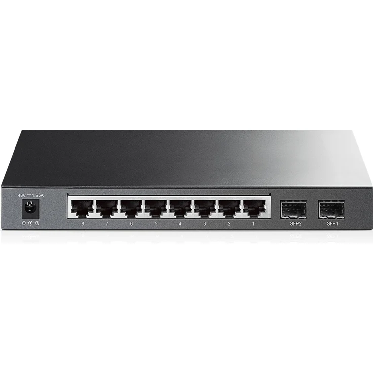 TP-Link TL-SG22 Desktop Smart Switch, 8x RJ-45, 2x SFP, PoE (TL-SG2210P) – Bild 2