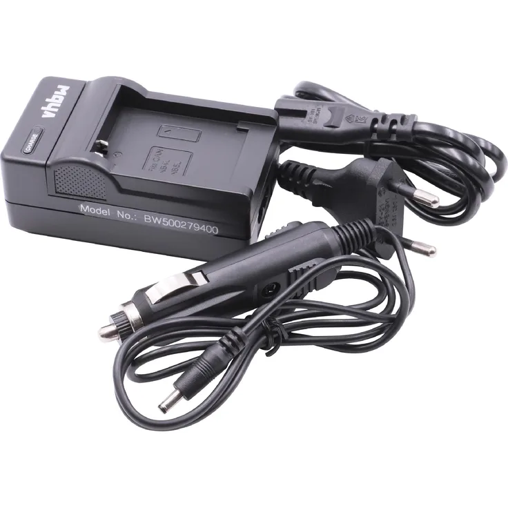 vhbw LADEGERÄT LADEKABEL NETZTEIL inkl. KFZ-LADER für CANON passend für Powershot SX200 IS, SX210 IS, SX220 HS, SX230HS, SX230 HS ersetzt NB-5L