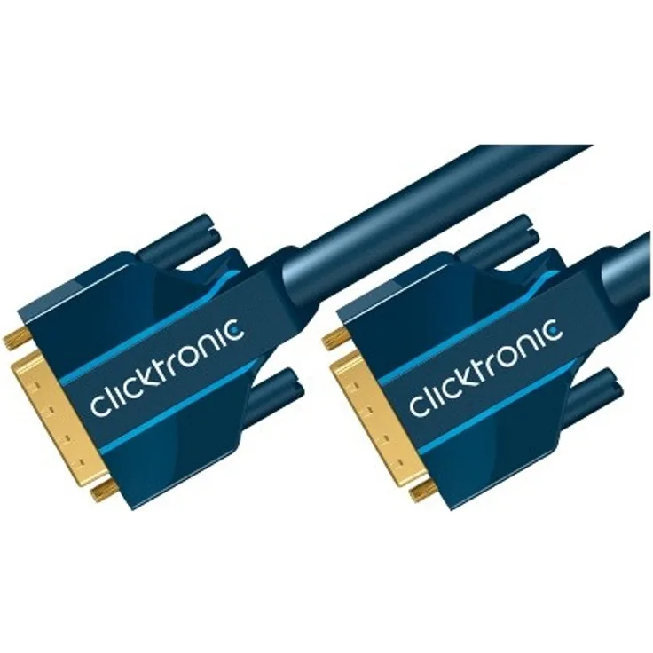 ClickTronic Casual Series - DVI-Kabel - DVI-D (M) bis DVI-D (M) - 7.5 m