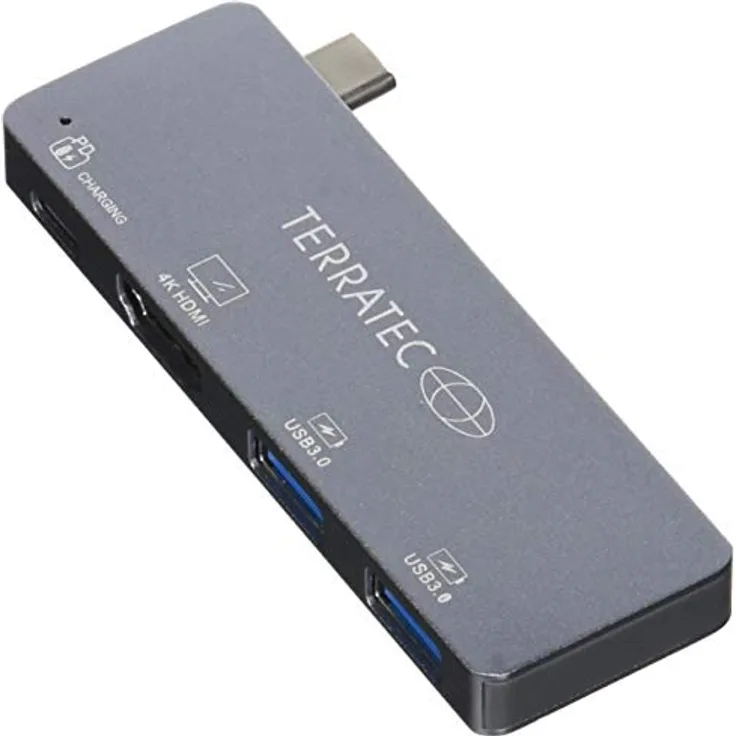TerraTec Connect C4 Type-C zu Type-C PD HDMI 2USB3.0