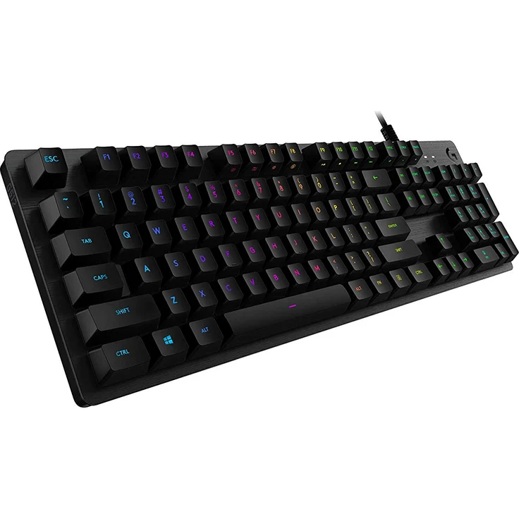 Logitech Gaming G512 - Tastatur - Hintergrundbeleuchtung - USB - QWERTZ - Niederländisch - Romer-G Tactile - Kohle (920-008727) – Bild 2