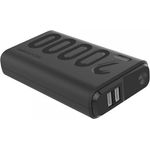 Powerbank RealPower PB-20000 PD, 20000 mAh, schwarz