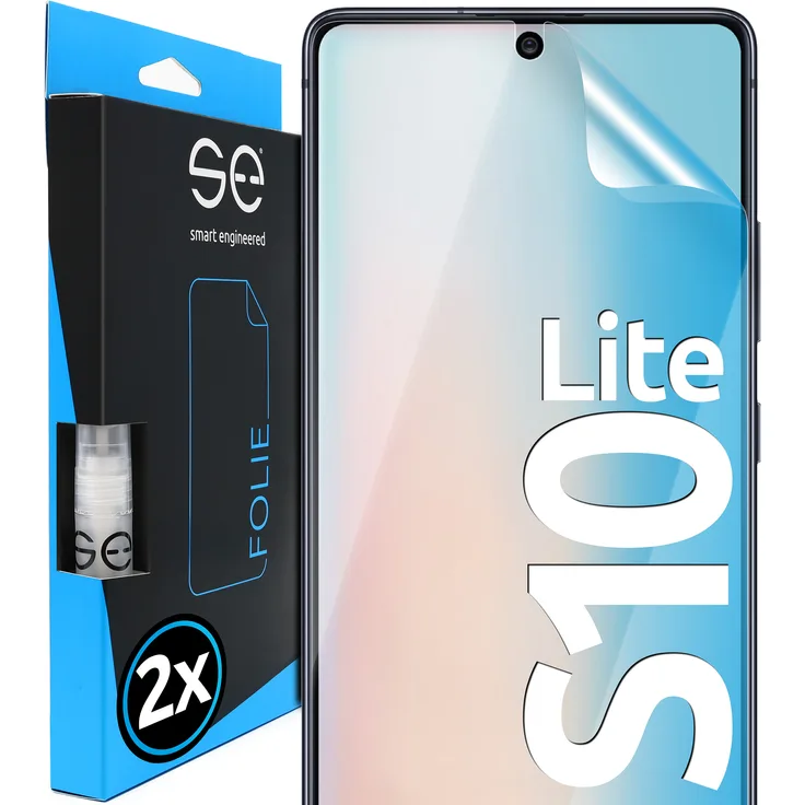 smart engineered 3D Schutzfolie, geeignet für Samsung Galaxy S10 Lite, Displayschutzfolie, transparent