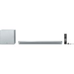 Yamaha YSP-2700 7.1-Soundbar mit Subwoofer, kabellos/kabelgebunden, geeignet für TV, silber