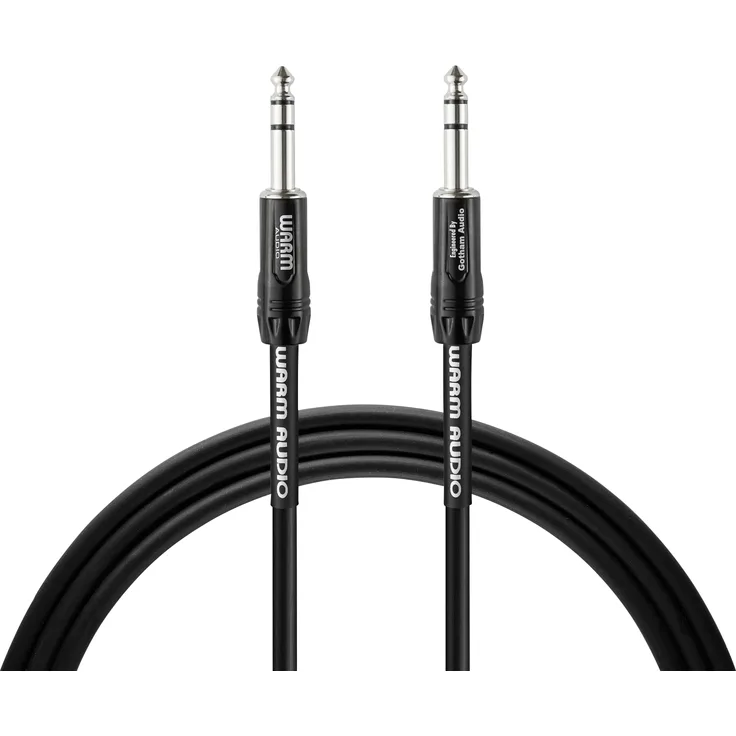 Warm Audio Pro Series Klinken Verbindungskabel (1x Klinkenstecker 6.35mm - 1x Klinkenstecker 6.35 mm) 0.90m Schwarz