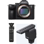 Sony Alpha 7 III Kit schwarz inkl. ECM-B1M Mikrofon + GP-VPT2BT Griff