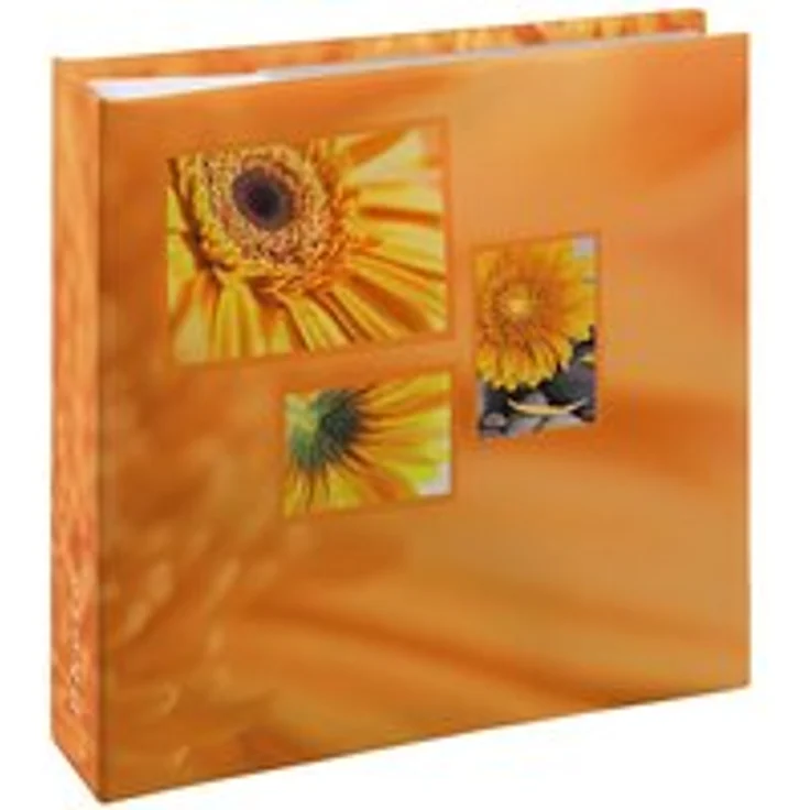 Hama Memo-Album Singo, für 200 Fotos im Format 10x15 cm, Orange orange – Bild 1
