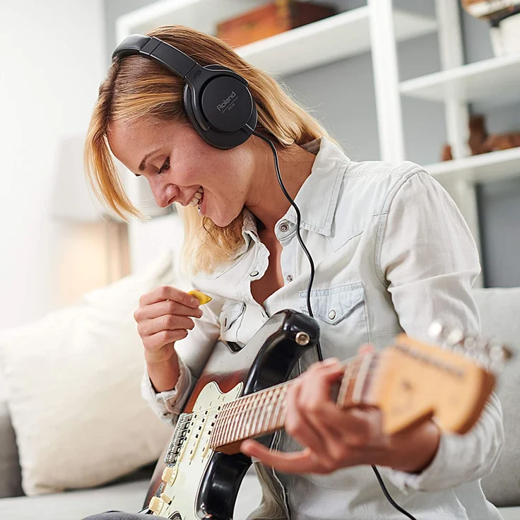 Roland RH-5 Over-Ear-Kopfhörer, schwarz – Bild 7